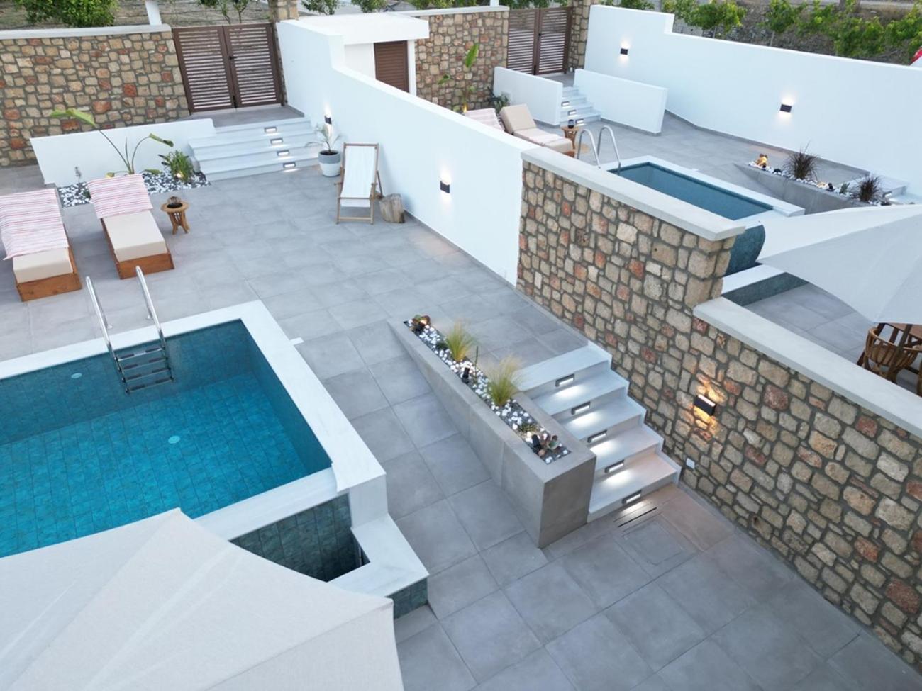 Valantina'S & Mannouel Lardos Luxury Villas Exterior foto